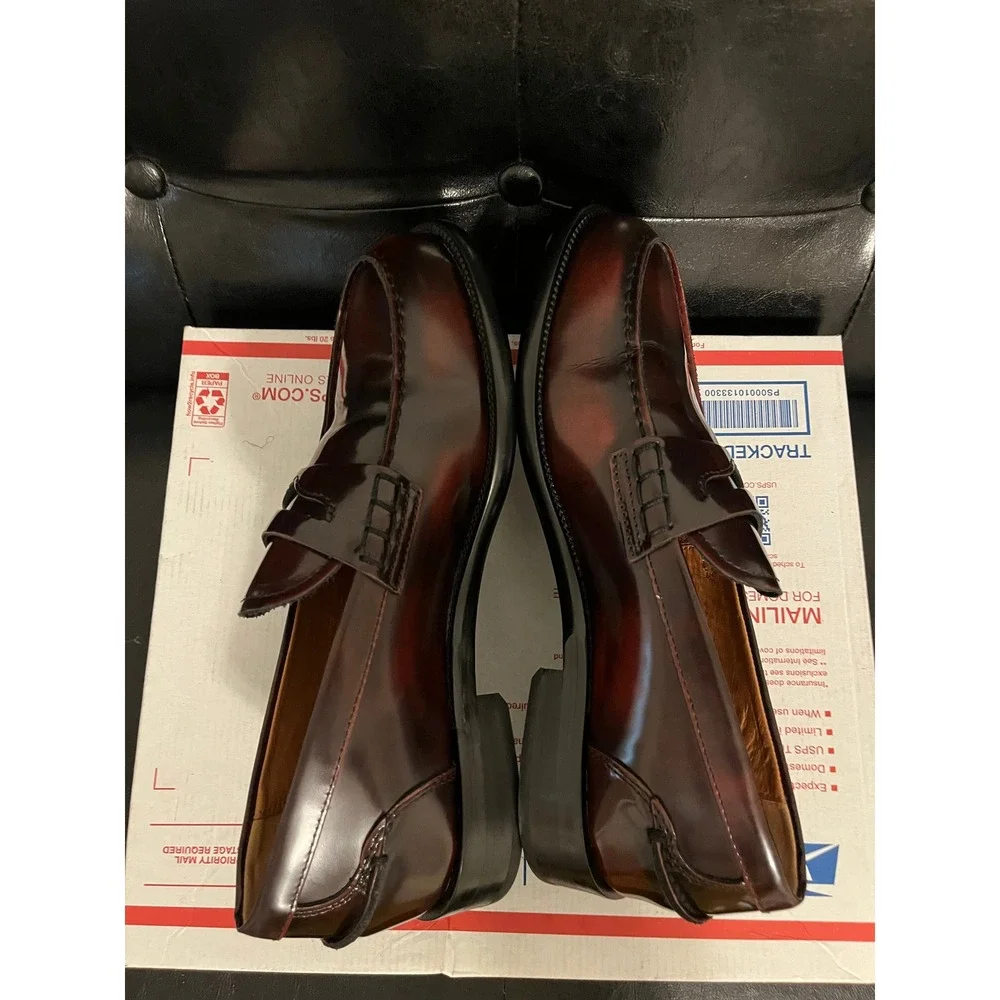 Vagabond Shoemakers Leather Penny Loafers Burnished Brown